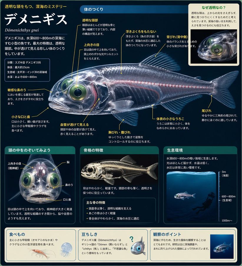 深海鱼解剖图鉴